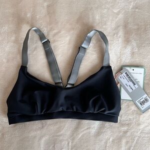 NWT The Upside Australia Black/Gray Spliced Crop XXS $95